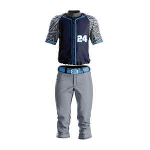Conjunto de uniforme de béisbol para hombre de tamaño y color personalizado superventas conjunto de uniforme de béisbol hecho a medida - Product Image 4