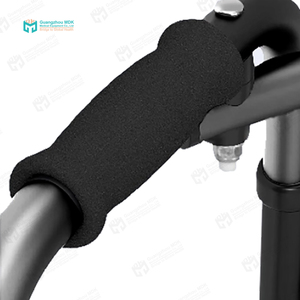 Gấp hai bánh xe Walker có thể điều chỉnh chiều cao Trọng lượng nhẹ dễ dàng hoạt động y tế đi bộ khung di động viện trợ cho người cao tuổi - Product Image 2