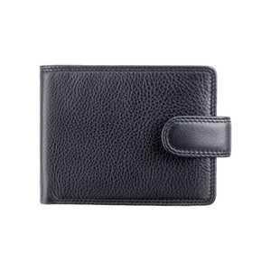 Venta al por mayor Vintage Bifold Tarjetero Cartera de cuero corto para los hombres Cierre de botón OEM disponible - Product Image 3