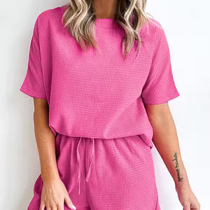 450 GSM 100% coton surdimensionné femmes survêtement goutte épaule demi fermeture éclair sweat avec pantalon de survêtement 2 pièces ensemble - Product Image 3