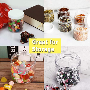 Pots en plastique rechargeables de 60g Pot pour animaux de compagnie Conteneur de crème pour le visage Pot d'échantillon Cosmétique Eye Skincare Pot de crème pour le visage Pavico Vietnam - Product Image 3