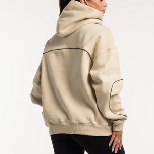 OEM personalizado Fitness entrenamiento de alta resistencia de algodón suave estilo de la calle Casual Sudadera con capucha de gran tamaño para las mujeres - Product Image 3