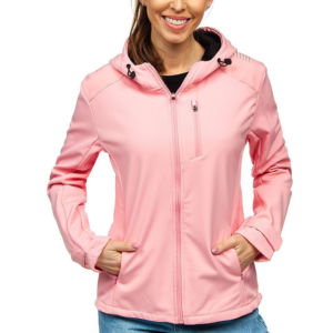 Chaqueta Cortavientos de Lona para Mujer con Logotipo Personalizado de Alta Calidad, Transpirable, con Capucha, 100% Poliéster, al por Mayor - Product Image 6