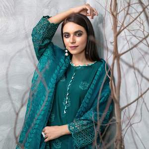 Robe de travail formelle pour femmes de qualité exceptionnelle moderne 2025-2026, dernier modèle de salwar kameez en coton pour les fêtes 01133 - Product Image 4