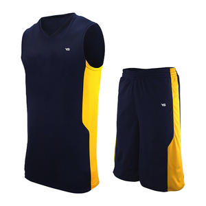 Vêtements de sport de basket-ball respirants de haute qualité pour hommes ensemble de maillots de basket-ball en polyester au design personnalisé avec short - Product Image 5