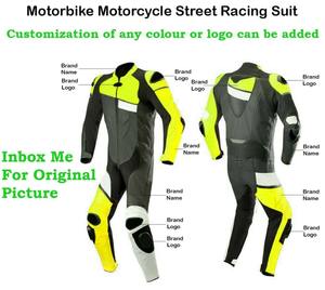 Traje de Carreras de Motociclismo de Cuero Transpirable Personalizado, de Primera Calidad, Resistente al Viento e Impermeable, Ropa de Carreras de Autos y Motos con Estampado - Product Image 4