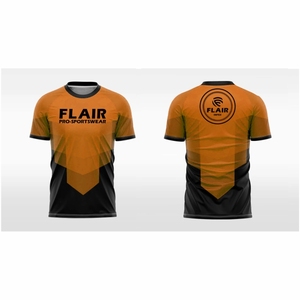 100% Polyester Soccer Jersey Custom Design Breathable Comfort Short Front Best Quality OEM Service Available - Product Image 3