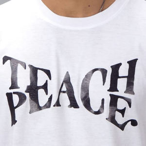 2024 haute qualité élégant OEM surdimensionné tricoté haute rue T-shirts pierre lavé goutte épaule côtelé logo personnalisé - Product Image 4