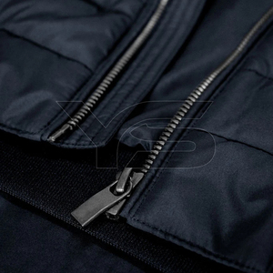 Winter Puffer <b>Jacket</b> with Stand Collar Zipper Front Solid Color <b>Smart</b> Casual Style Sleeveless Bubble <b>Jacket</b> With Custom Logo - Product Image 4