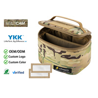 Caja de Almacenamiento para Cartuchos, Camuflaje MC, Porta Cartuchos Modular, Estuche Acolchado para Equipo de Tiro