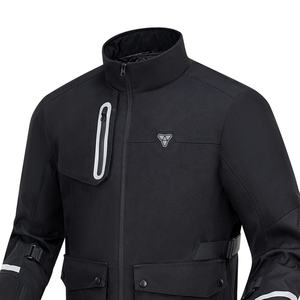 Chaqueta con Capucha para Motocicleta Unisex, de Tejido Softshell, con Protección, Impermeable, Cortavientos, Transpirable, de Secado Rápido, con Color y Logotipo Personalizables - Product Image 4