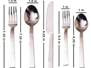 Cubiertos de Acero Inoxidable, Juego de Cubiertos para Cena, Tenedor, Cuchara, Cuchillo para Mantequilla, Juego de 5 Piezas a los Mejores Precios de Fábrica de la India - Product Image 2