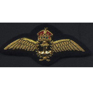 Haute qualité Ecosse fait à la main brodé Patch tactique fil d'or tissu à coudre pour chapeau personnalisable OEM prix disponible - Product Image 1