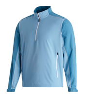 Polo de golf en tissu microfibre extensible Veste coupe-vent respirante Doublure en maille pour homme