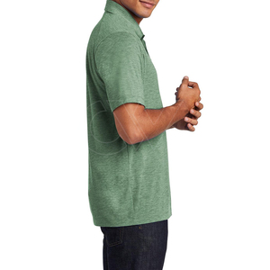 Chemise d'été décontractée pour homme en coton tricoté respirant à manches courtes, coupe droite tendance - Product Image 3