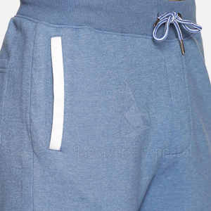 Pantalones cortos de gimnasio cómodos para hombre, cintura elástica, bolsillo, ropa de entrenamiento teñida Lisa para culturismo, ropa de artes marciales MMA - Product Image 1