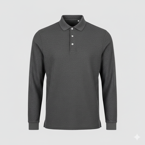 Camiseta Polo de Primera Calidad, Cómoda, Transpirable y Oscura para Viajes, Casual o Eventos Formales, Diseño Liso - Product Image 2