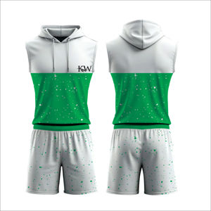 Ensemble d'uniformes de basket-ball sans manches avec un matériau évacuant l'humidité, parfait pour l'école, l'université et les équipes professionnelles - Product Image 3