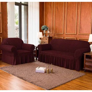 Housse de canapé matelassée de couleur unie en gros housse de canapé imperméable avec couverture de thérapie électrique à domicile en coton tissé - Product Image 3