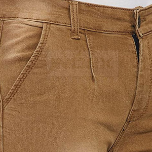 Hot Sale <b>Men's</b> Summer Casual Wear <b>High</b> <b>Waist</b> Breathable Cotton <b>Jeans</b> Pant Streetwear Style Lightweight Custom Made with Low MOQ - Product Image 4