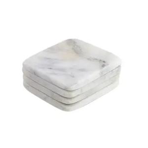 Super Standard Quality Marble <b>Coasters</b> Sturdy Stone Top Seller Kitchen Accessories <b>Tea</b> <b>Coaster</b> Tabletop Decor Mats & Pads - Product Image 4
