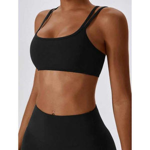 Soutien-gorge de sport sans couture pour femme, push-up, respirant, vêtements de sport, dos croisé, rembourré, prix bas, OEM - Product Image 1