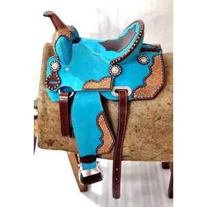 2024 selle de piste de cheval anglaise Durable personnalisée selle de course occidentale sur mesure en gros pour l'équitation - Product Image 1