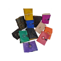Journal en cuir coloré personnalisé en gros Journal en cuir gaufré avec pierre et clé Cahier en cuir naturel au meilleur prix
