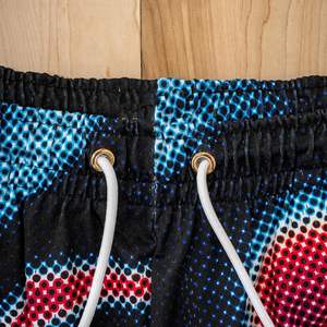 Pantalones cortos de malla Nuevo diseño Moda de verano Pantalones cortos para hombre Pantalones cortos de malla transpirable seco con estampado de hip hop Ropa deportiva Pantalones cortos de malla - Product Image 2