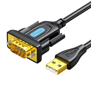 DTECH USB zu RS232 DB9 PVC Jacket Video Serienkabel Adapter Druckerkabel 1,5 M