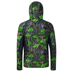 Sudadera con capucha de pesca de manga larga de secado rápido para hombre, nuevo diseño, transpirable, protección solar, ropa para exteriores, 100% algodón, tendencia superior de invierno - Product Image 3
