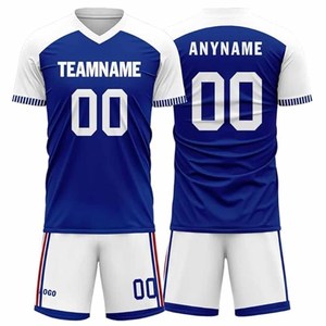 Uniforme de football personnalisé uniforme de football d'entraînement respirant avec numéro de nom - Product Image 1