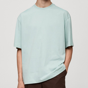 T-shirt pour homme de qualité supérieure, à épaules tombantes, vêtements pour adultes, vente chaude, confortable, prix bas, respirant, T-shirt pour homme à épaules tombantes - Product Image 1