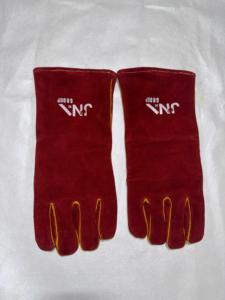 Gants de soudage de travail de sécurité longs en cuir de vache fendu de 14 pouces pour gants de travail en cuir de sécurité de soudeur - Product Image 5