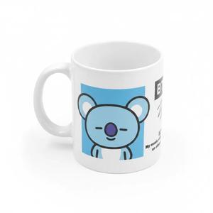 Tazza in Ceramica BT21 con Design Koya, Tazza da Caffè Stampata per Casa, Ufficio e Regalo - Product Image 1