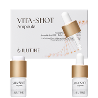 Ampoule Éclaircissante et Blanchissante à la Vitamine C et à l'Acide Hyaluronique pour l'Éclat du Teint – Formule Liquide Non Grasse pour Tous Types de Peau – Résultats en 2 Semaines
