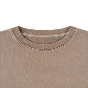 เสื้อสเวตเชิ้ตผู้ชายพรีเมียมเบสิค 100% ผ้าฝ้าย สวมใส่สบาย ทนทาน เหมาะสำหรับฤดูหนาว ผ้าฟลีซ ทรงโอเวอร์ไซส์ รับผลิตแบบ OEM สินค้ามาใหม่ ผลิตในปากีสถาน - Product Image 3