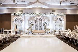 งานแต่งงานที่ยิ่งใหญ่และการต้อนรับธีมสีขาวโรมันเวทีการต้อนรับร่วมสมัยธีมที่น่าตื่นตาตื่นใจเวทีงานแต่งงาน - Product Image 4