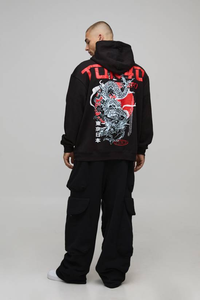 Sudaderas con Capucha de Invierno para Hombre de Alta Calidad, Estilo Urbano, Ecológicas, Resistentes al Viento, con Logotipo Bordado Personalizado, Tinte Liso, Felpa - Product Image 2