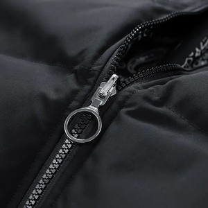 OEM transpirable con capucha Zip Up manga larga cálido cortavientos al aire libre invierno hombres Casual Paisley patrón chaqueta Reversible - Product Image 6