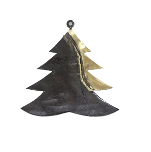Decoración del hogar conjunto de 3 hierro/latón colgante X Mas árbol uso para decoración de Navidad hecho a mano personalizado - Product Image 2