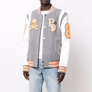 เสื้อแจ็กเก็ตพิมพ์ลายตัวอักษรสำหรับผู้ชาย,เสื้อแจ็กเก็ตสไตล์สตรีทแวร์แฟชั่นใหม่สำหรับฤดูหนาว - Product Image 2