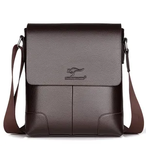 Fábrica por atacado dos homens messenger bag alta qualidade PU couro bolsa de ombro moda casual na moda saco dos homens de negócios