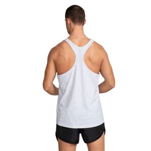 Débardeur de musculation gris pour homme | Gilet de gymnastique en coton biologique | Chemise d'entraînement sans manches | Débardeur d'entraînement Muscle Fit - Product Image 3