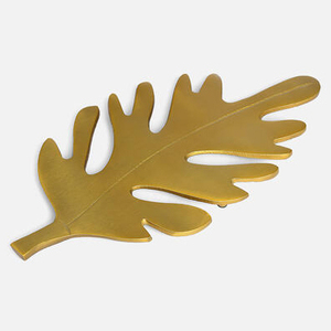 Leaf Crafts Metal Leaf Crafts Golden Luxury Living Room Decor Ornaments <b>Table</b> <b>Decoration</b> - Product Image 4