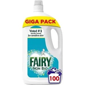Entrega rápida, detergente líquido original Fairy Non Bio para ropa, 101 lavados, 3.131 l - Product Image 2