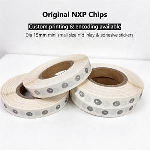 Etichette NFC NTAG 213/215/216 vuote da 15 mm, mini tag RFID personalizzabili per imballaggi intelligenti e il coinvolgimento di marchi di lusso - Product Image 2