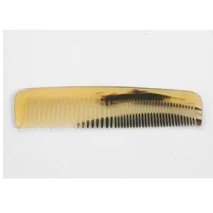 Natural Ox Horn Comb Small Handle Pocket Buffalo Horn Comb Hair Care Massage Comb for customized size and cheap price