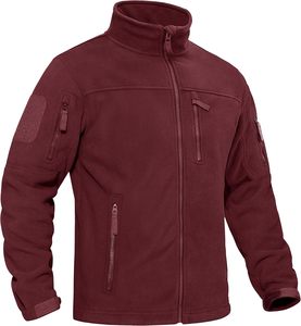 OEM Unisex <b>Men's</b> Fleece <b>Jacket</b> with 6 Zip-Pockets Warm Winter Outdoor <b>Jackets</b> Sports <b>Jacket</b> with Full Zip Closure Raw Processing - Product Image 1