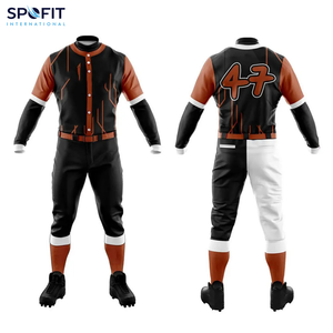 Ensembles de Tenues de Baseball Personnalisées avec Logo Imprimé, Respirantes, Évacuant l'Humidité, Séchage Rapide - Vêtements de Sport de Qualité Supérieure - Product Image 1